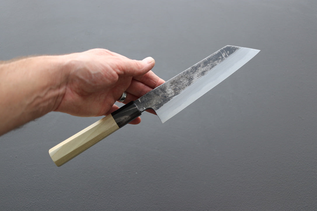 Yoshikazu Tanaka AS Kurouchi Bunka 180mm - Thecooksedge
