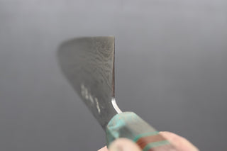 Shigeki Tanaka VG10 Damascus Gyuto 240mm w/Custom Handle - Thecooksedge