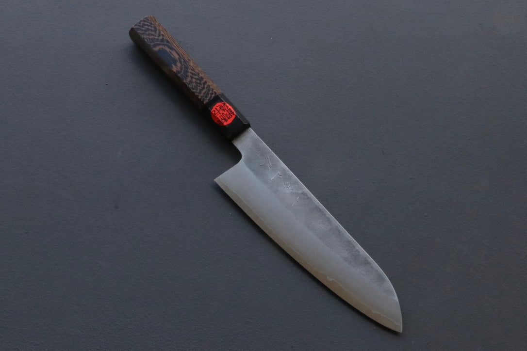 Shigeki Tanaka Nashiji Santoku 180mm - Thecooksedge