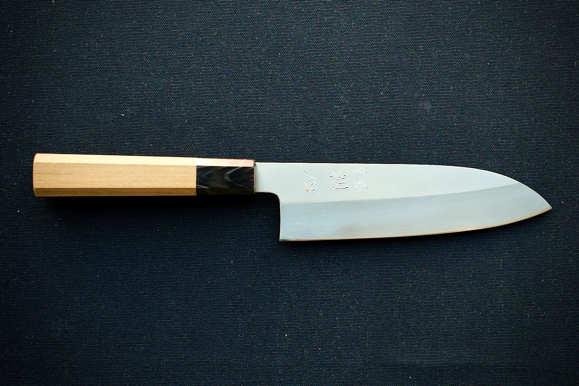 Nakagawa Hamono Ginsan Santoku 180mm - Thecooksedge