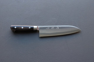 Sakai Kikumori SG2 Western Series Santoku 180mm - Thecooksedge