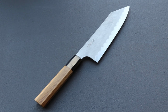 Nigara Hamono AS Tsuchime Bunka 180mm - Thecooksedge