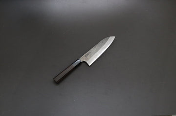 Nigara Hamono Kurouchi SG2 Santoku 180mm - Thecooksedge