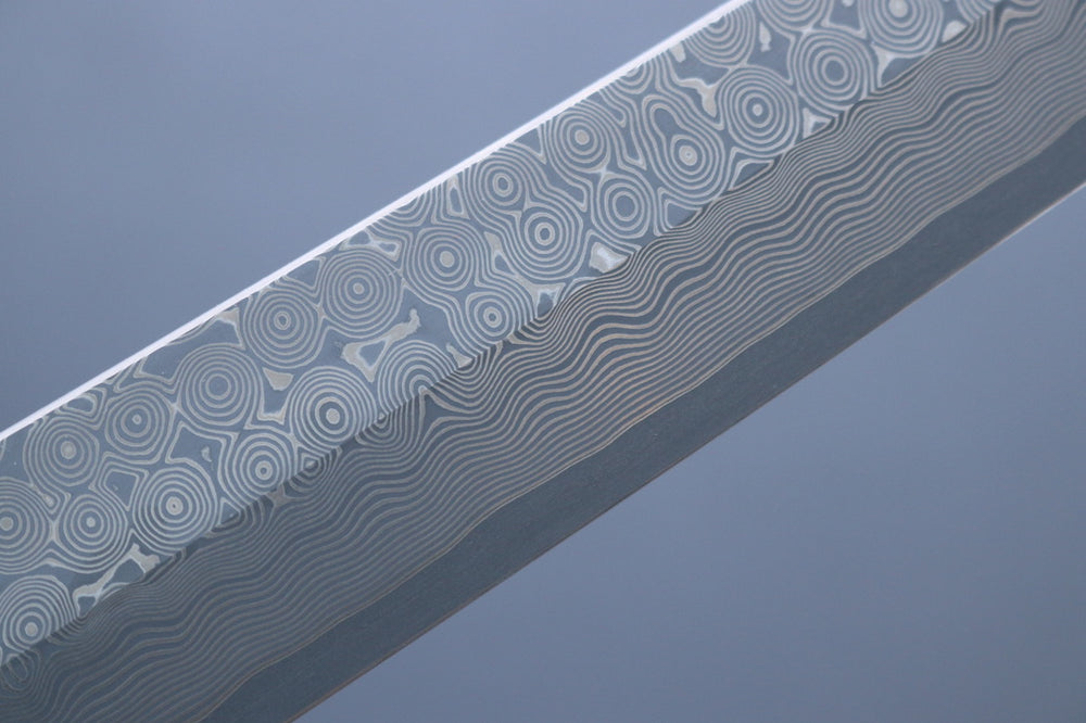 Nigara Hamono Silver3 Kurozome Sakimaru Yanagiba 330mm - Thecooksedge