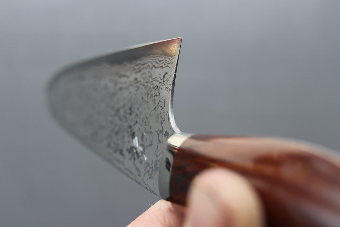 Yoshihiro Yauji Blue #2 Damascus Gyuto 240mm - Thecooksedge