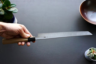 Kikuzuki Kasumi Sakimaru Takohiki 300mm - Thecooksedge