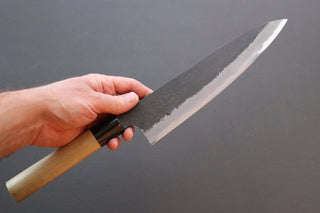 Mutsumi Hinoura Kurouchi Gyuto 240mm - Thecooksedge