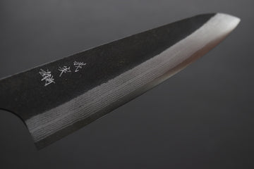 Yoshimi Kato Damascus Kurouchi AS Gyuto 210mm - Thecooksedge