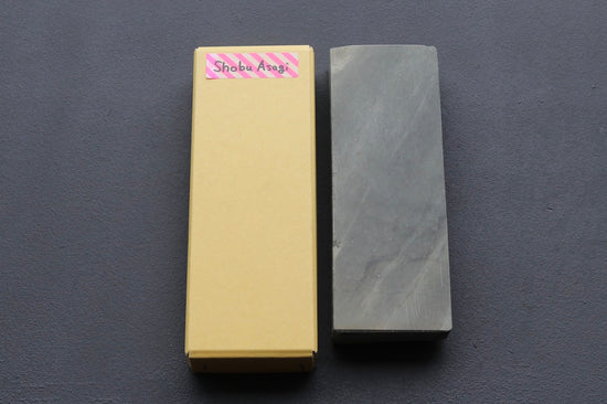 Shobu Asagi Natural Stone (Very Hard) - Thecooksedge