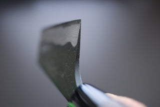 Kaji-bei Suminagashi Kurouchi Nakiri 165mm - Thecooksedge