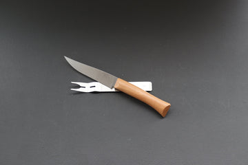 Opinel Cheese Knife & Fork - Thecooksedge