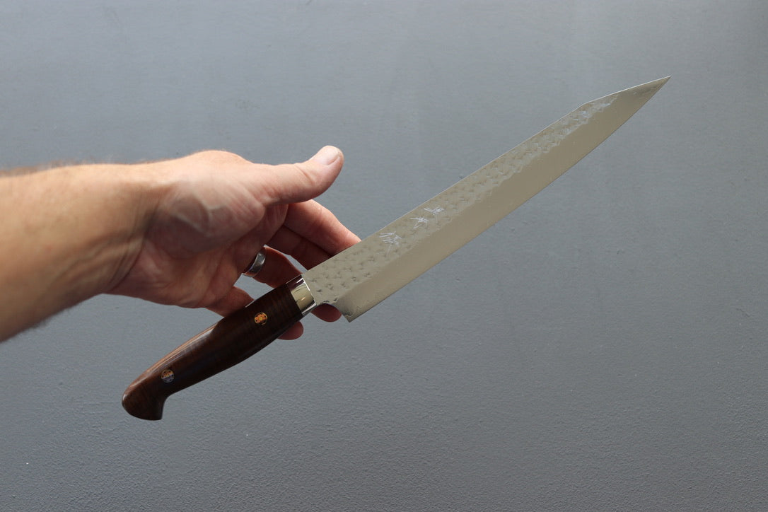Yu Kurosaki Senko Sujihiki 240mm Western Ironwood - Thecooksedge