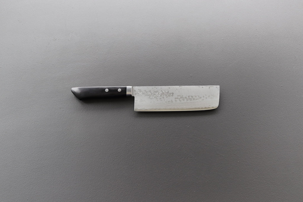 Masutani VG10 Damascus Nakiri 165mm - Thecooksedge