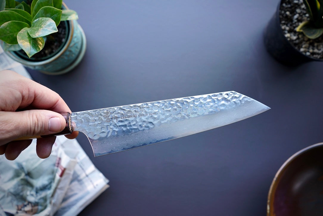 Sakai Takayuki 33 Layer Damascus Wa Kengata Gyuto 190mm - Thecooksedge