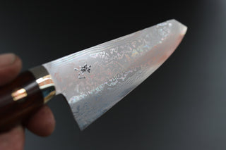 Yoshihiro Yauji Blue #2 Damascus Kiritsuke Gyuto 180mm - Thecooksedge
