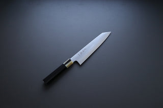 Sukenari HAP40 Migaki Kiritsuke 200mm w/Ebony Handle - Thecooksedge
