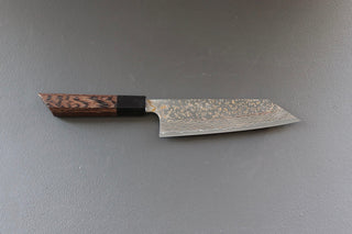 Takeshi Saji VG10 Damascus Bunka 165mm - Thecooksedge