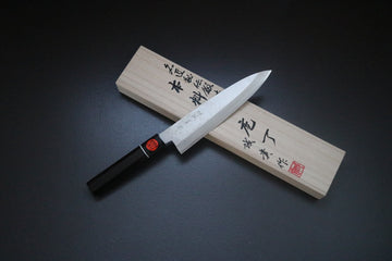 Shigeki Tanaka VG10 Damascus Mioroshi Deba 210mm - Thecooksedge