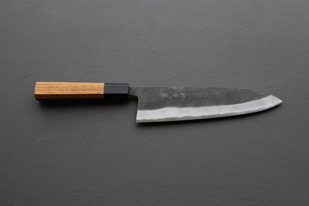 Kamo Shiro AS Kurouchi Gyuto 210mm - Thecooksedge