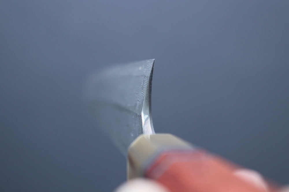 Nigara Hamono Silver3 Kurozome Sakimaru Yanagiba 330mm - Thecooksedge