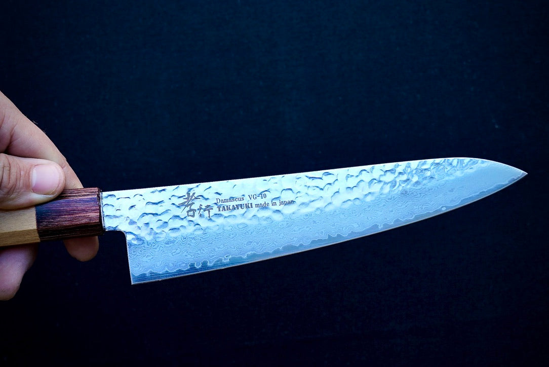 Sakai Takayuki 33 Layer Damascus Wa Gyuto 210mm - Thecooksedge