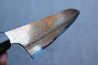 Nigara Hamono Aogami #2 Rainbow Damascus Gyuto 240mm - Thecooksedge