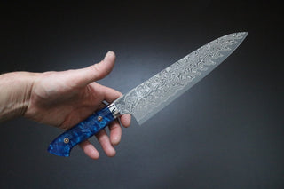 Yoshimi Kato SG2 Damascus Gyuto 210mm - Thecooksedge