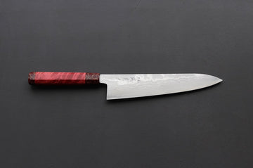 Shigeki Tanaka VG10 Damascus Gyuto 240mm w/Custom Handle - Thecooksedge