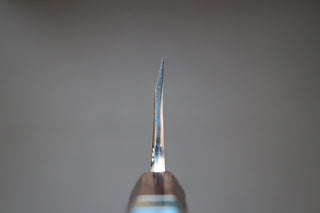 Yauji Yoshihiro Damascus Deba 180mm - Thecooksedge