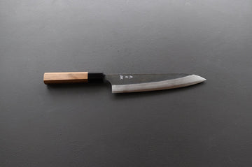 Yoshimi Kato Damascus Kurouchi AS Gyuto 210mm - Thecooksedge