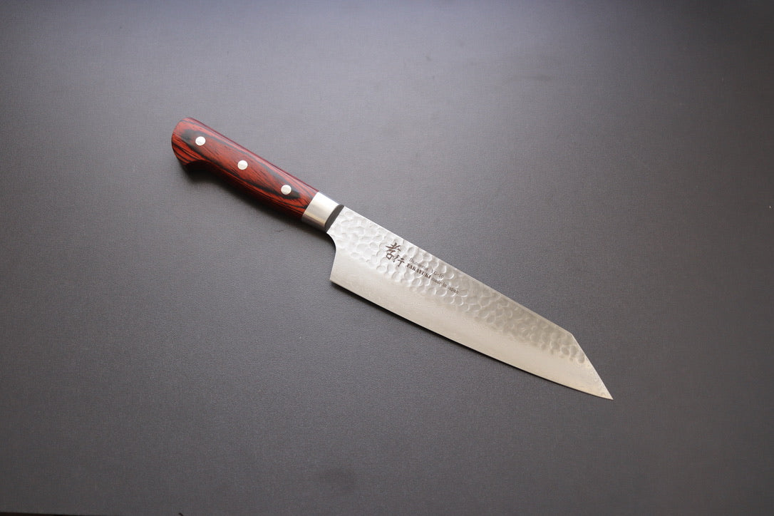 Sakai Takayuki 33 Layer damascus Kengata Gyuto 190mm - Thecooksedge