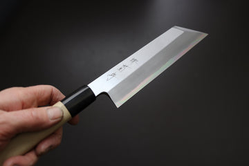 Sakai Kikumori x Yoshikazu Tanaka Gokujyo Mukimono 180mm - Thecooksedge
