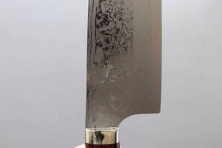 Yoshihiro Yauji Blue #2 Damascus Kiritsuke Gyuto 240mm - Thecooksedge