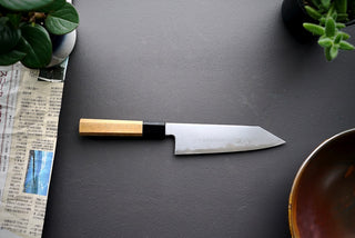 Nakagawa x Myojin Blue #1 Damascus Bunka 180mm - Thecooksedge