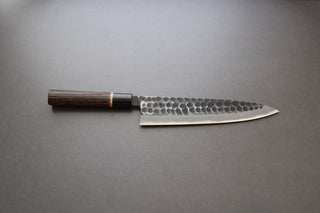 Mutsumi Hinoura Kurouchi tsuchime Gyuto 240mm - Thecooksedge