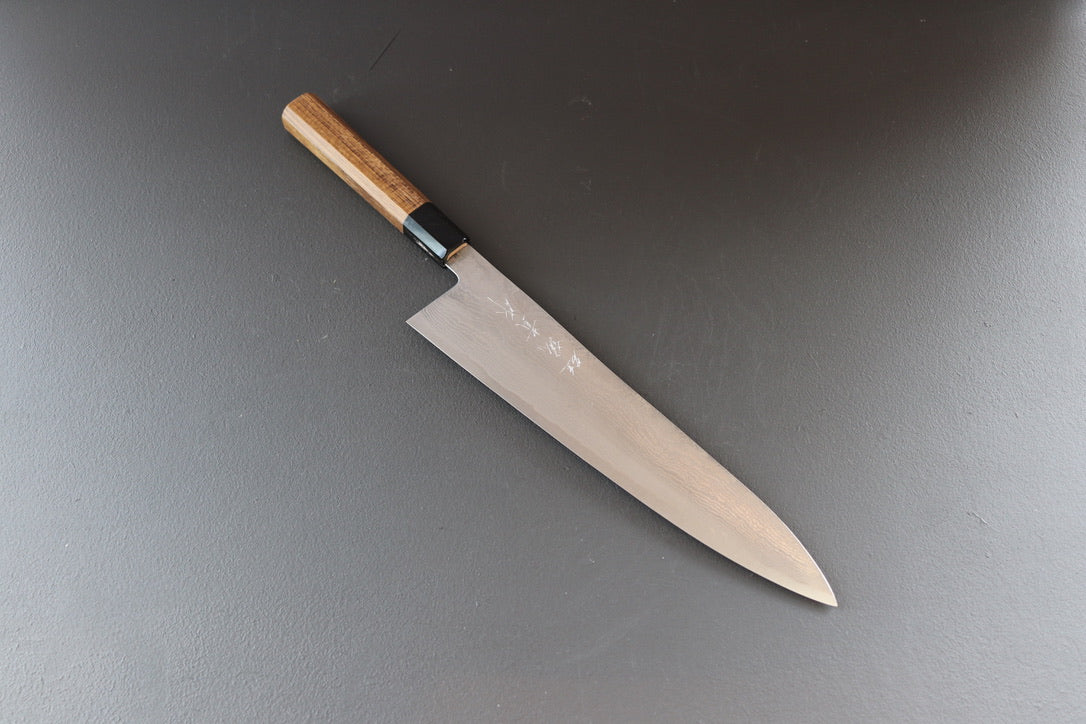 Shigeki Tanaka R2 Migaki Damascus Gyuto 270mm - Thecooksedge