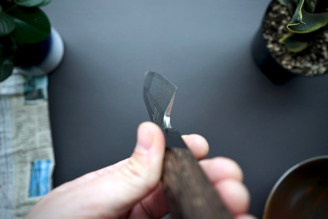 Hatsukokoro Shirasagi Single Bevel Kiritsuke 195mm - Thecooksedge