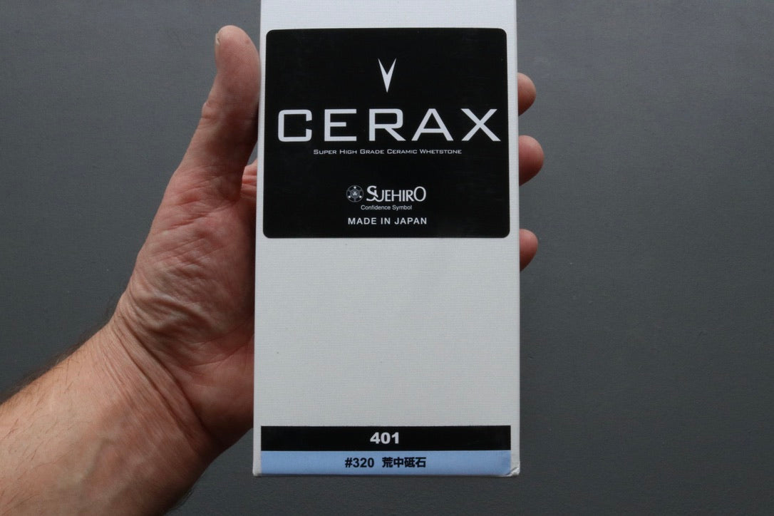 Suehiro Cerax 320 Grit 205×73×50mm - Thecooksedge
