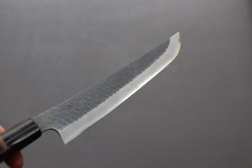 Nigara Hamono SG2 Kurouchi Tsuchime Sakimaru Sujihiki 270mm - Thecooksedge