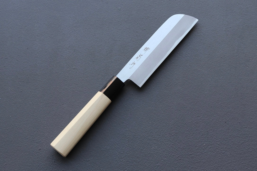 Sakai Kikumori Kawamuki Peeling Knife 135mm - Thecooksedge