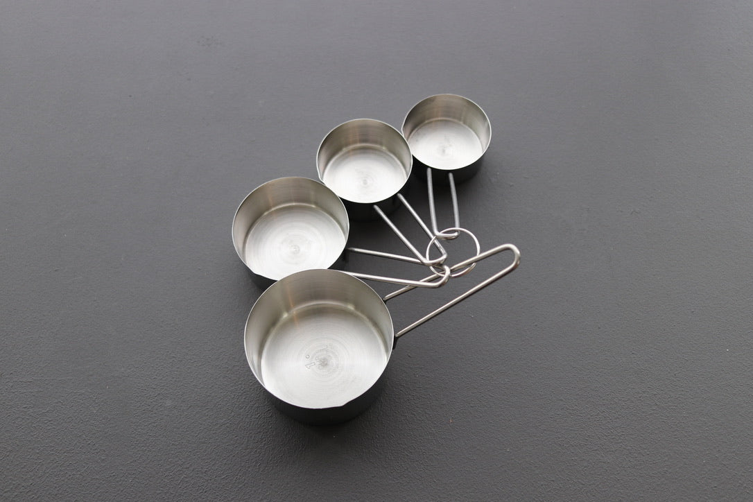 Stainless Steel Measuring cups w/ Wire Handles - Thecooksedge