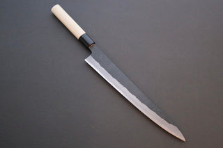 Mutsumi Hinoura Kurouchi Sujihiki 270mm - Thecooksedge