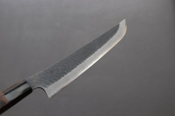 Nigara Hamono SG2 Kurouchi Tsuchime Sakimaru Sujihiki 270mm - Thecooksedge