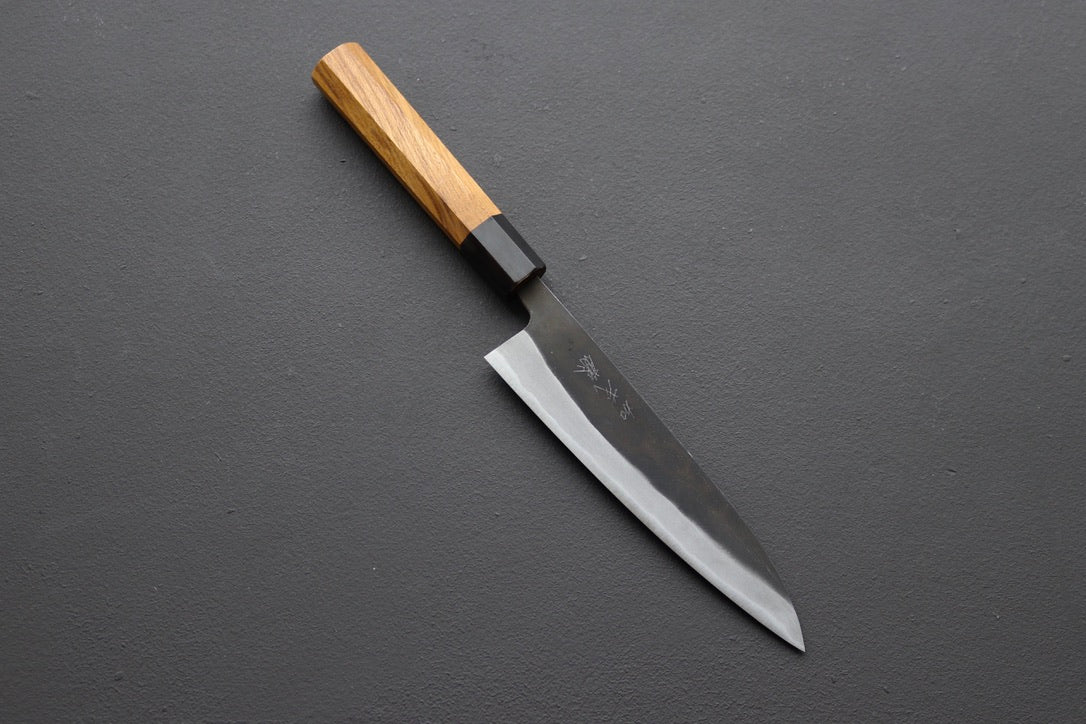 Shiro Kamo AS Kurouchi Petty 150mm - Thecooksedge