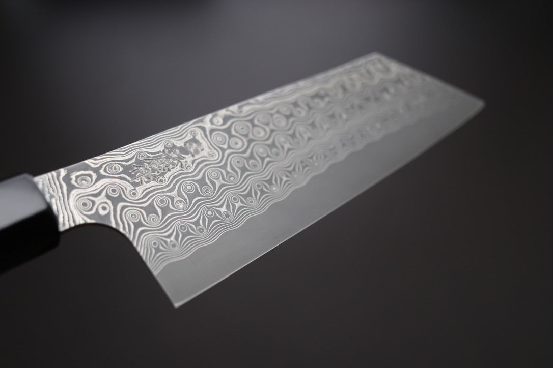Nigara Hamono SG2 Damascus Bunka 180mm - Thecooksedge