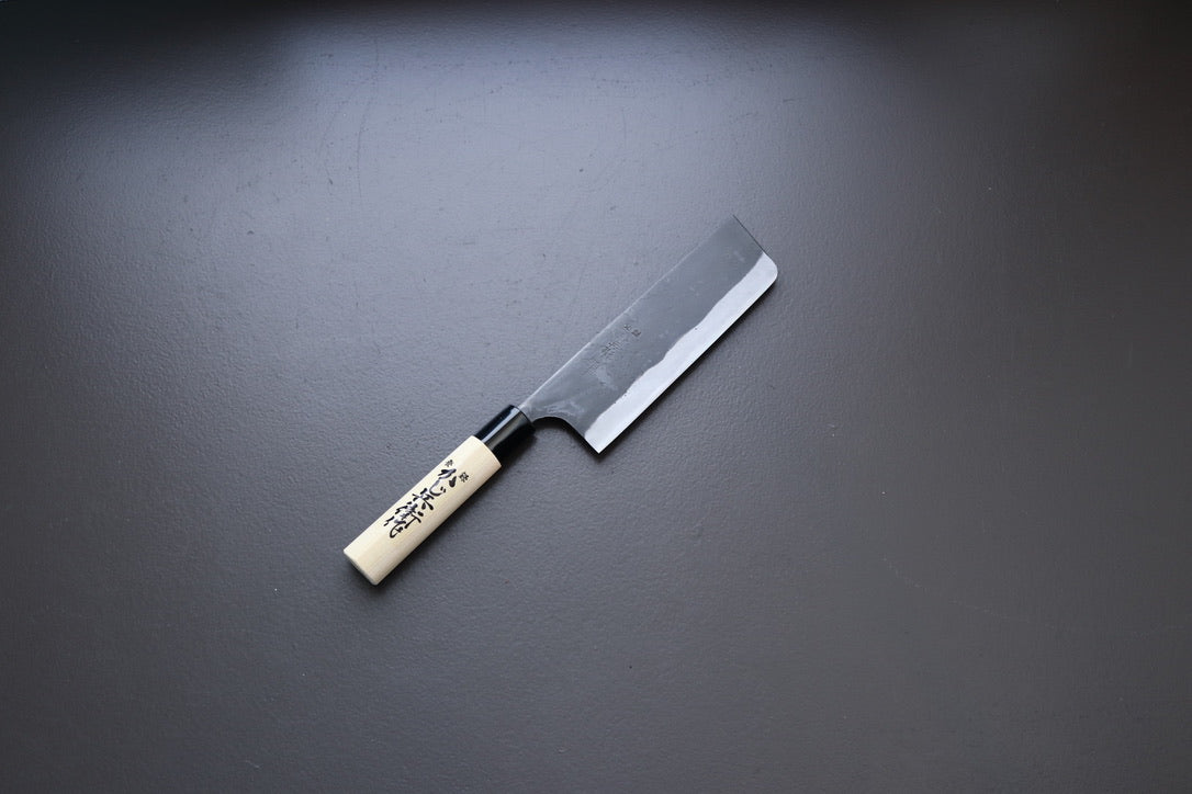Kaji-bei Kurouchi Nakiri 165mm - Thecooksedge