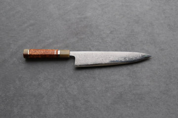 Hatsukokoro Hyomon Damascus Gyuto 240mm - Thecooksedge