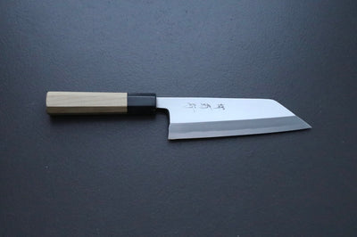 Sakai Kikumori x Yoshikazu Tanaka Gokujyo Kiritsuke Deba 165mm - Thecooksedge