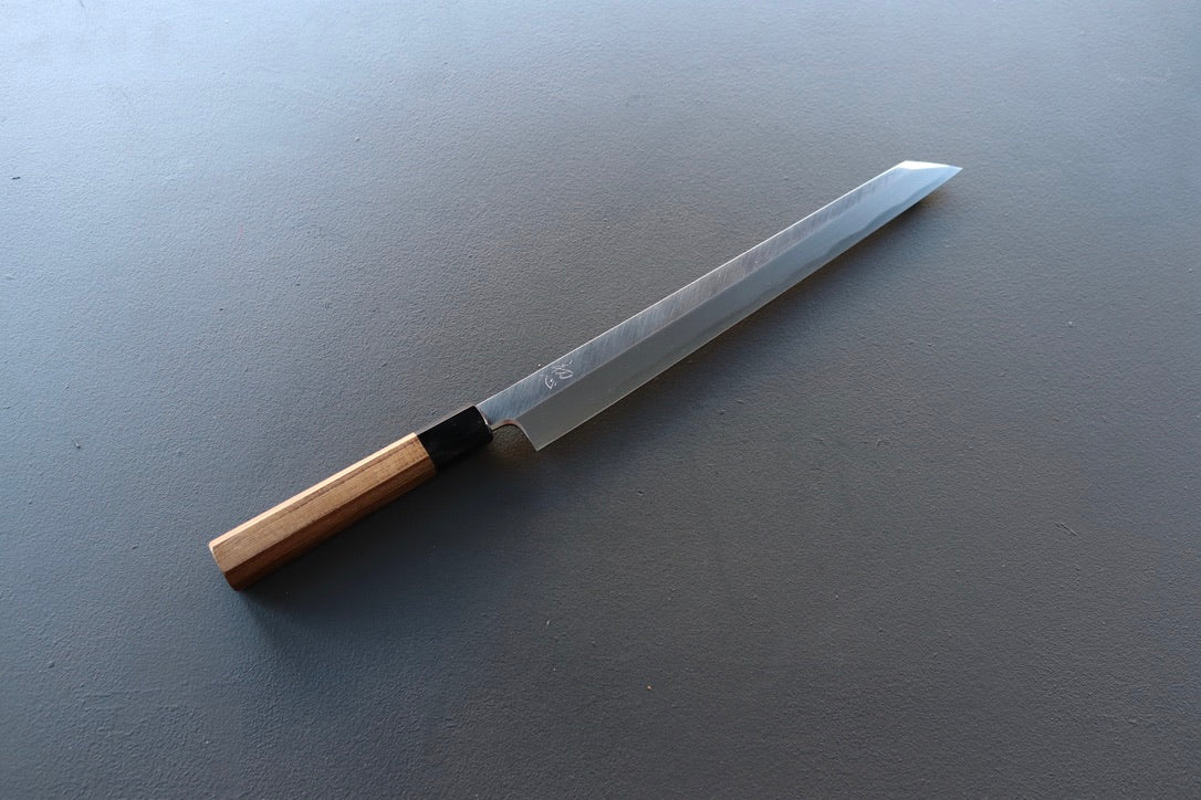 Hatsukokoro Shirasagi Kiritsuke Yanagiba 300mm - Thecooksedge