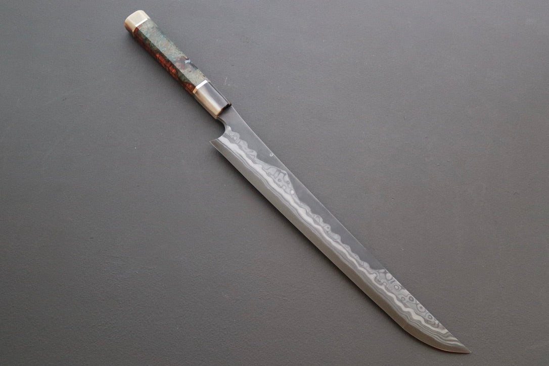 Nigara Hamono "Troll Killer" Sakimaru Yanagiba 330mm - Thecooksedge